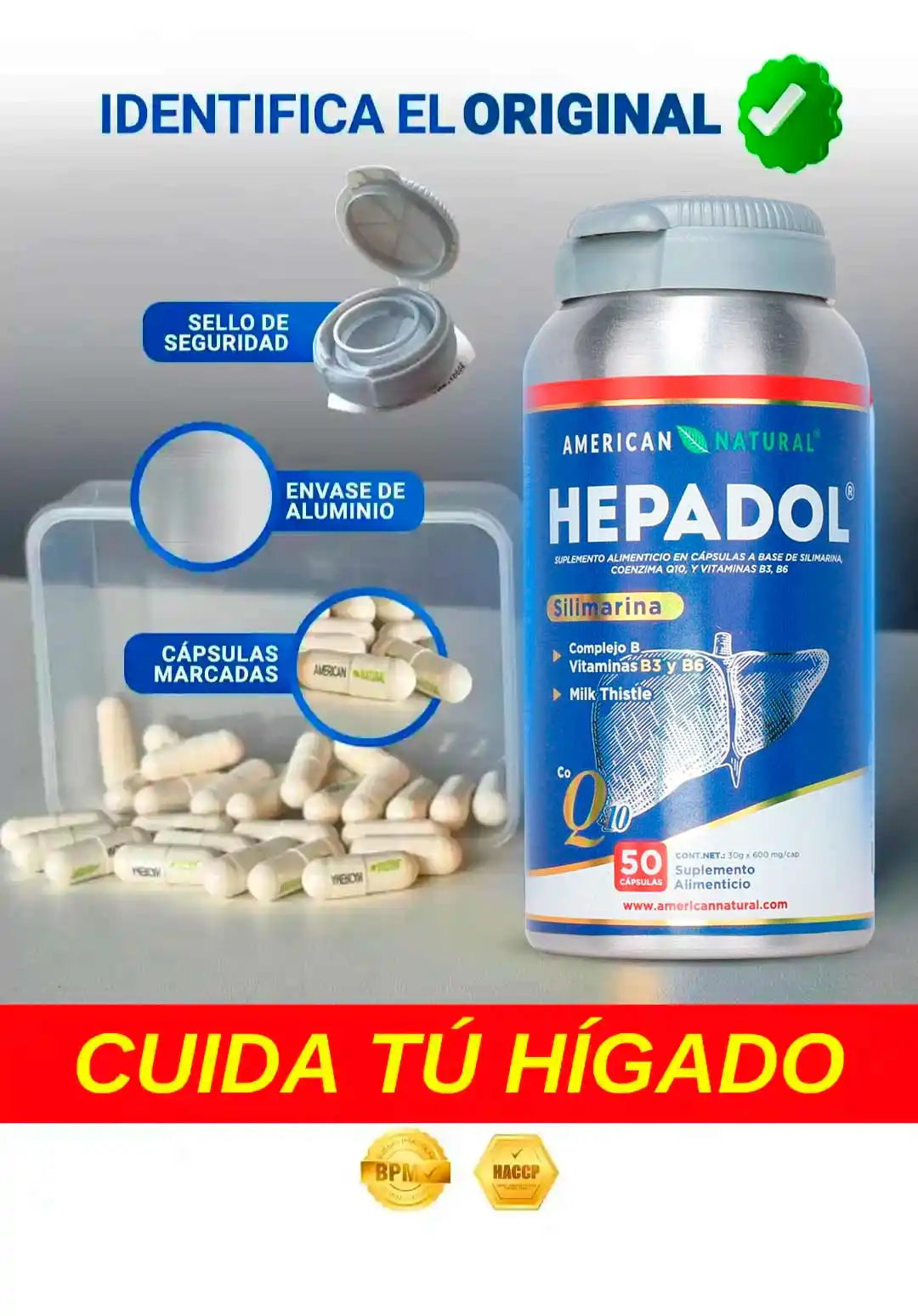 Hepadol 50 caps